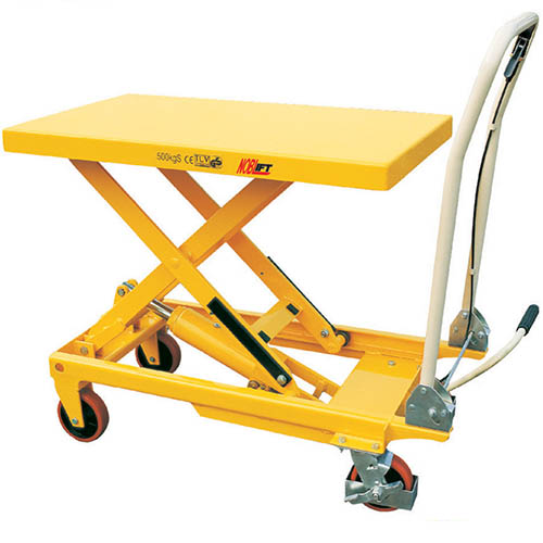 Manual Hydraulic Scissor Lift Trolley 300kg capacity Scissor Lifts