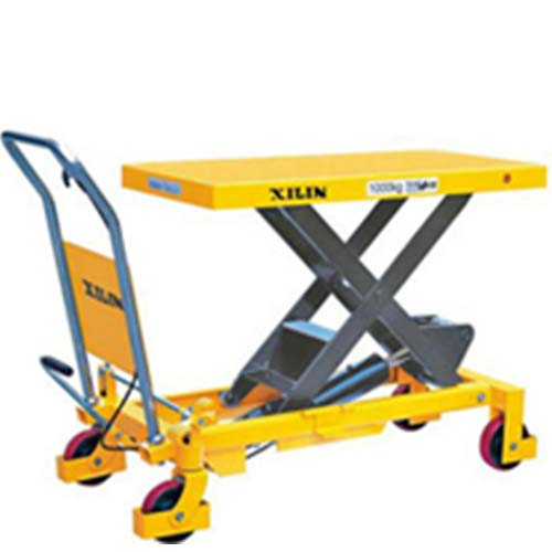 Manual Hydraulic Scissor Lift Trolley 800kg capacity Scissor Lifts