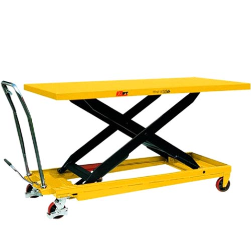 Mobile Hydraulic Scissor Lift Veterinary Trolley 500kg capacity